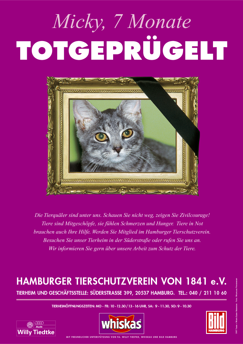 Abbildung Plakat Motiv: Totgeprügelt